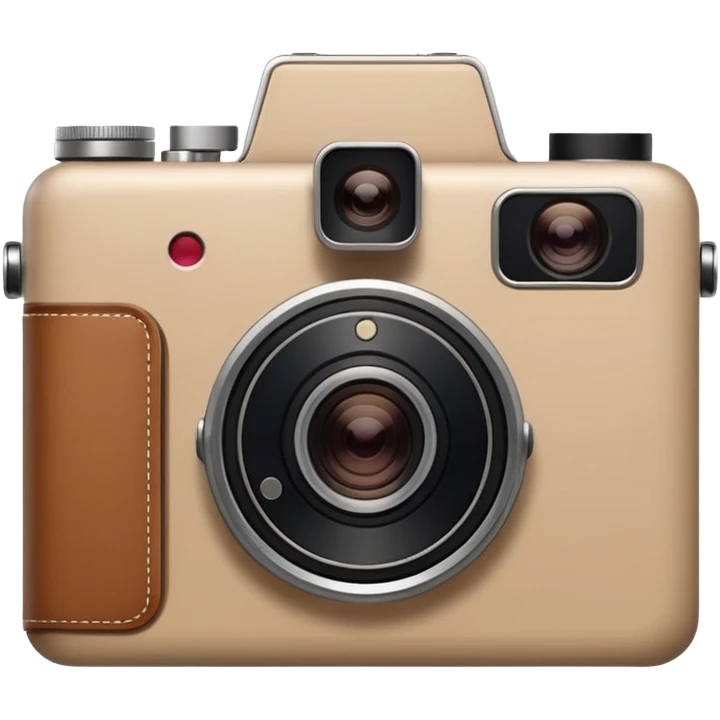 Appareil photo beige  moderne  emoji