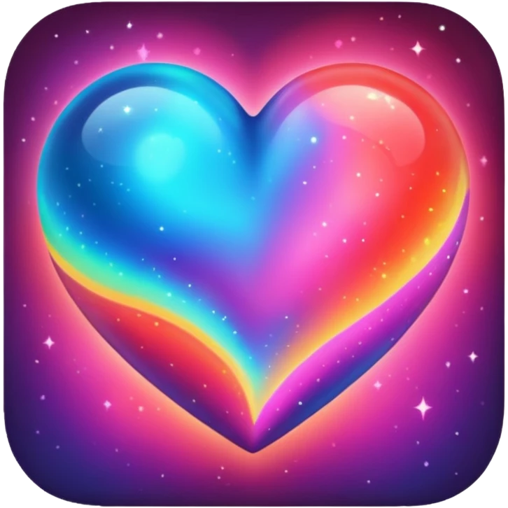 planet heart emoji