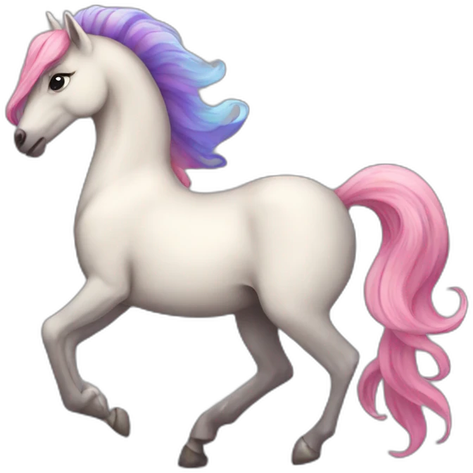 Mermaid horse emoji