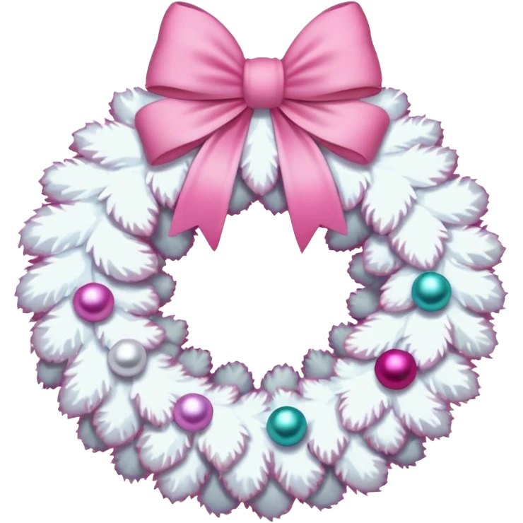 white and pink christmas reef with no green emoji