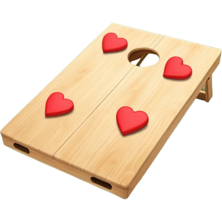 Cornhole board emoji