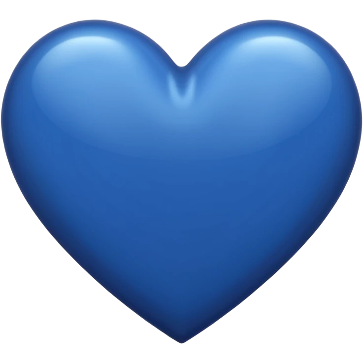 Dark blue heart emoji