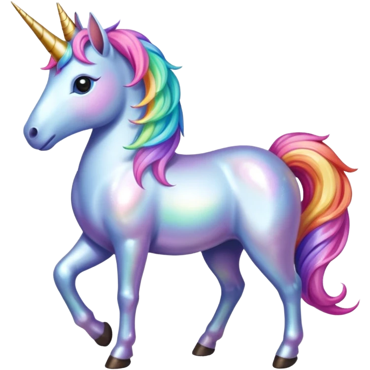 Gay unicorn emoji