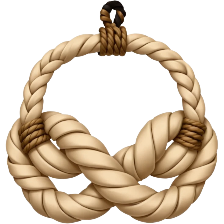 Rope Knot – decorative Shibari knot. emoji