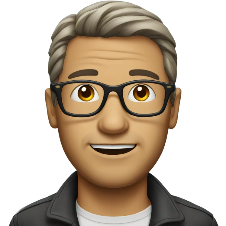 a man with glases emoji