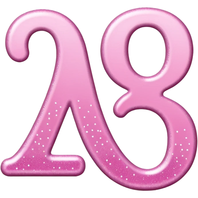 birthday sign in pink and white emoji