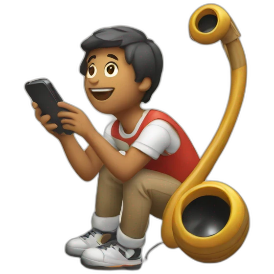 Playing on phone  emoji