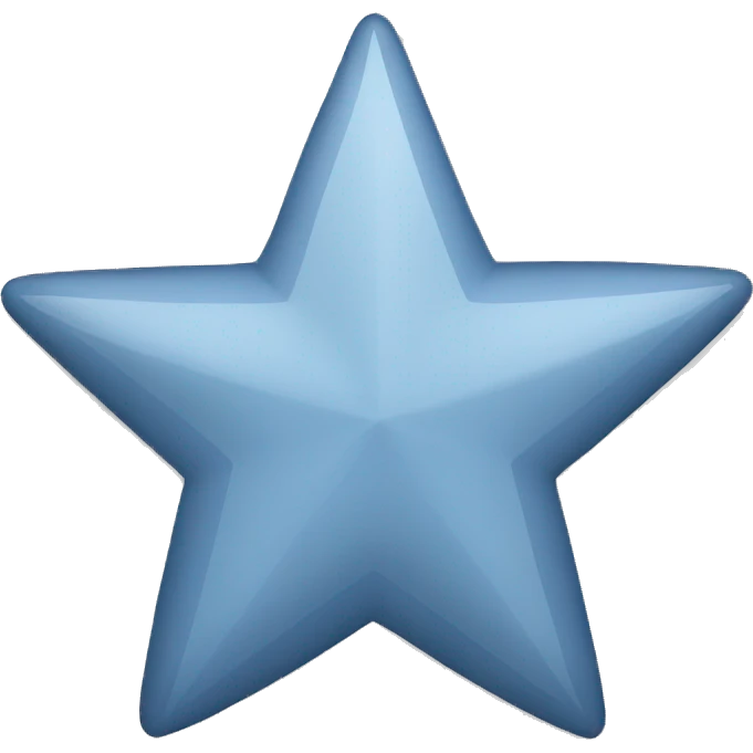 Blue grey star emoji