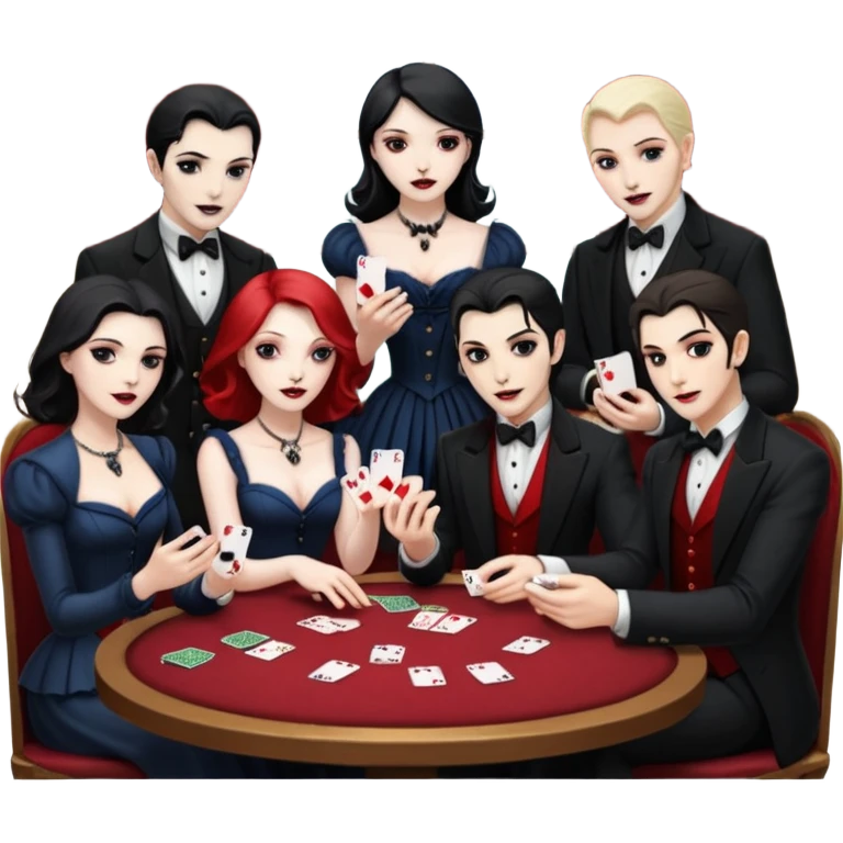 vampires playing games emoji