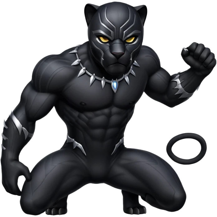 Black panther  emoji