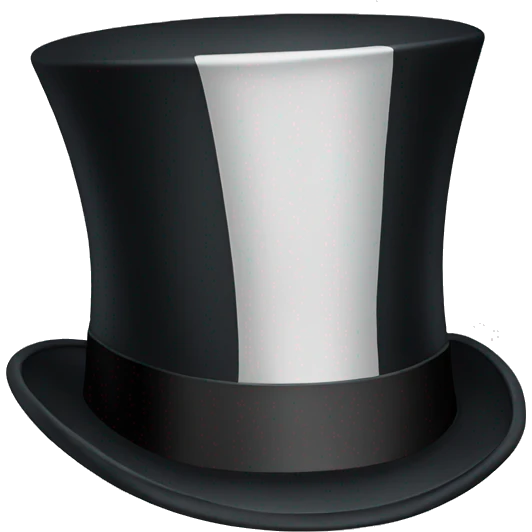 Top hat  emoji