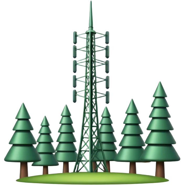 antenna forest emoji