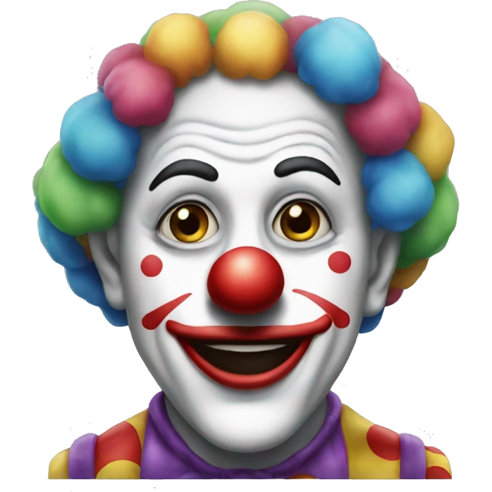 Clown art emoji