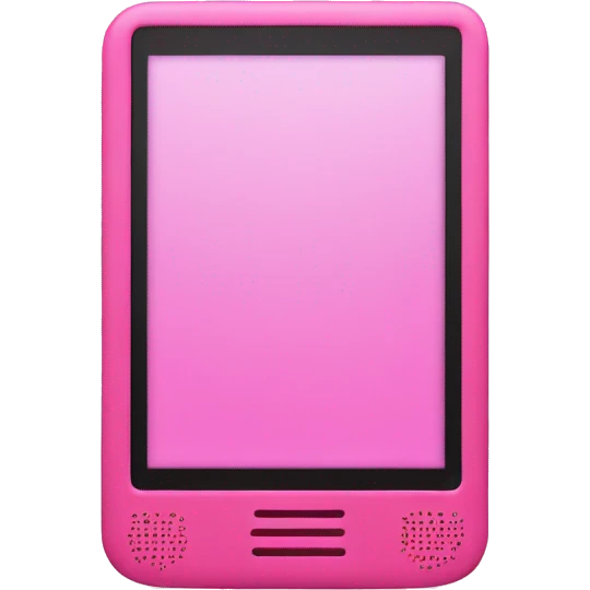 Pink Kindle emoji