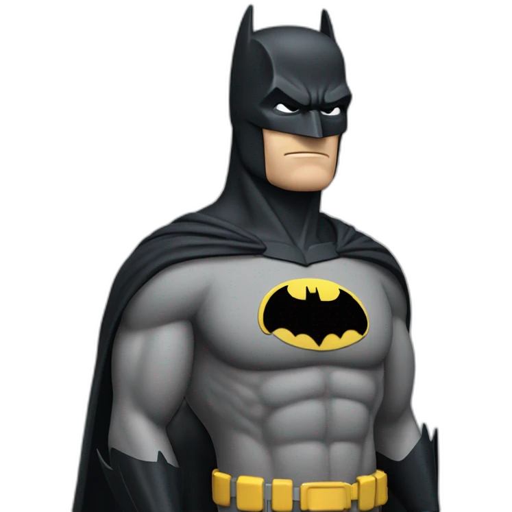 batman shrugging shoulders in confusion emoji