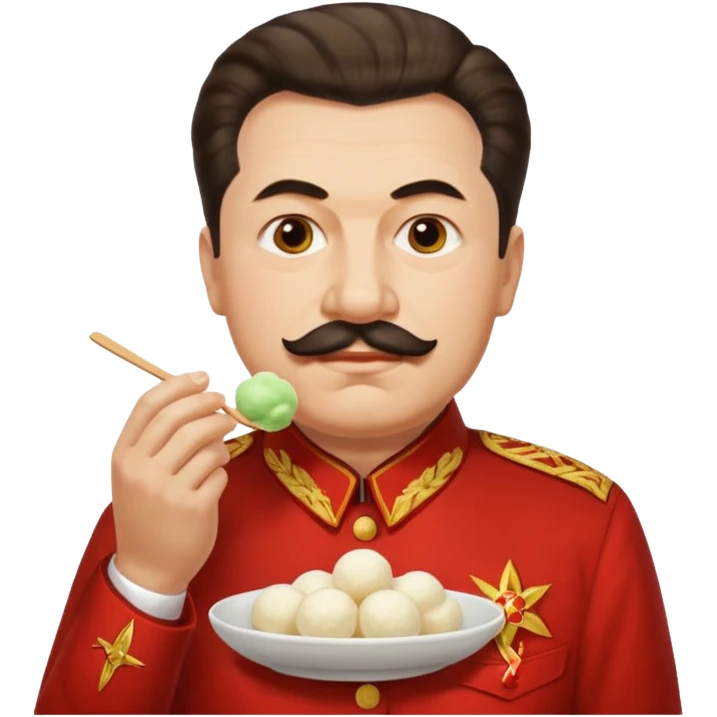 Stalin ăn mochi emoji