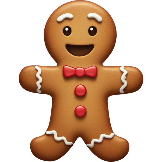 Gingerbread man  emoji