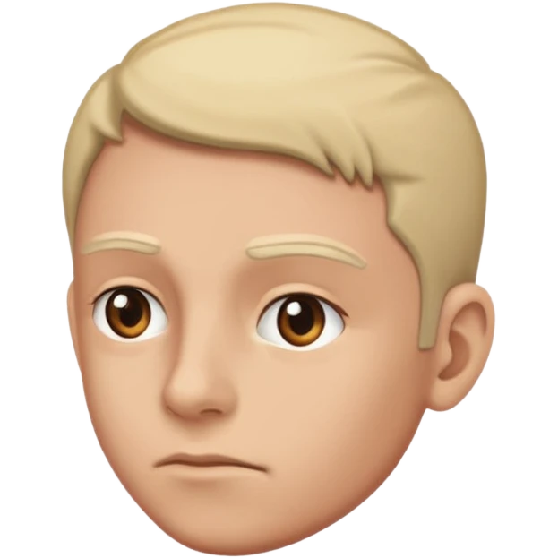 head turned and looking to the side with judgement emoji