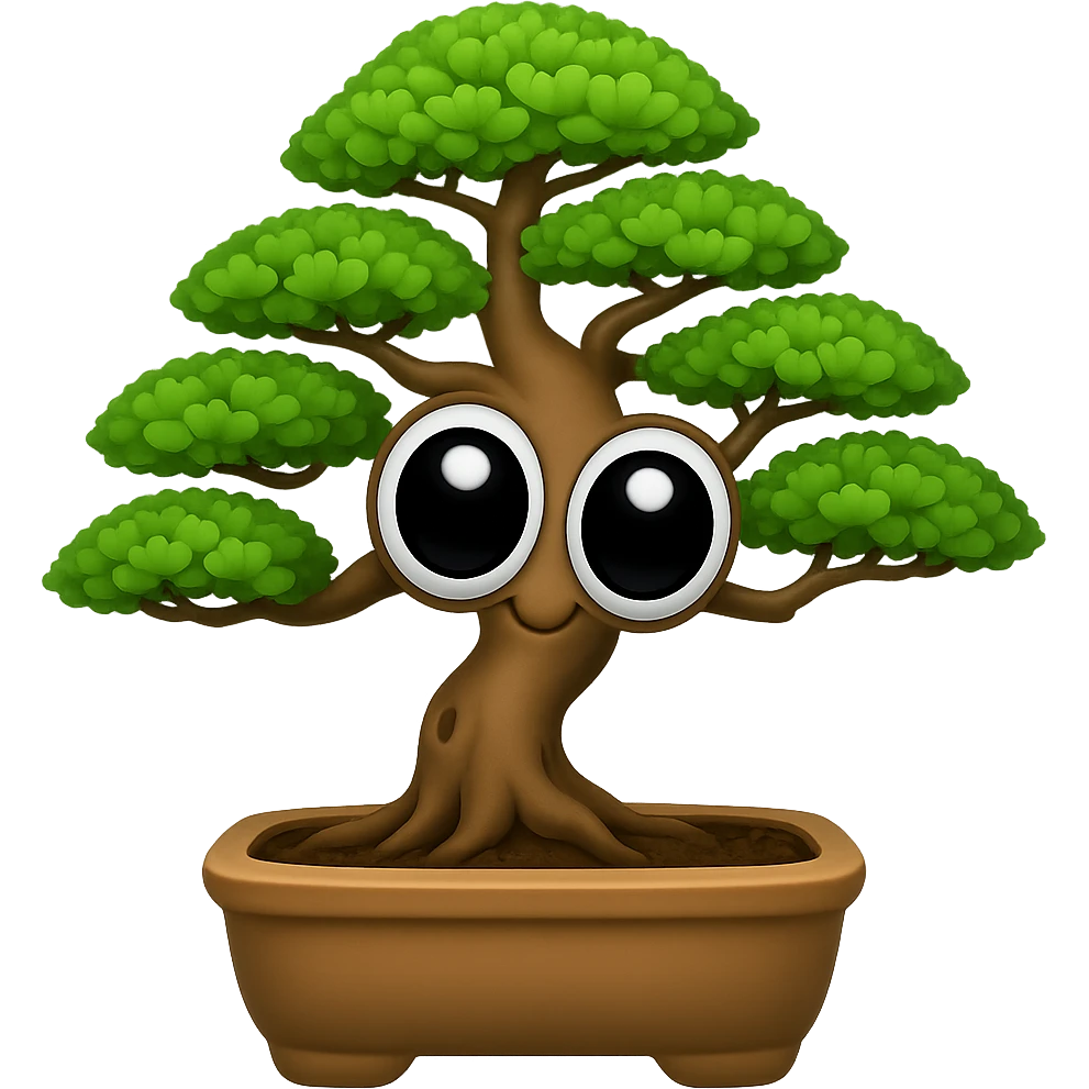 Make the eyeballs much bigger in the style of apple style emojis with transparent background. emoji