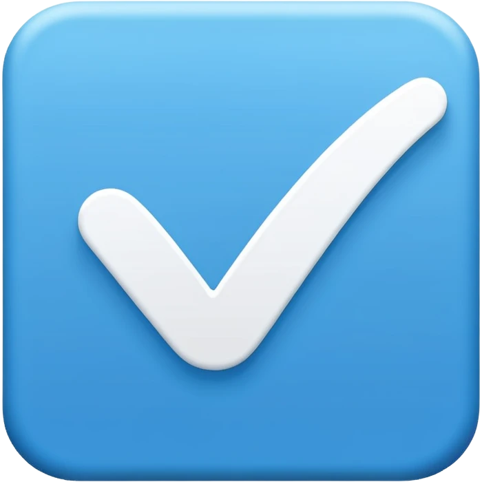 Quiero un logo de verificación parecido al de tiktok emoji