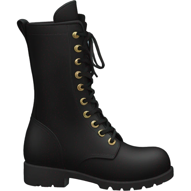 Black boots emoji
