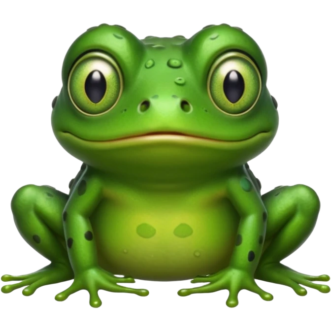 Horror frog emoji