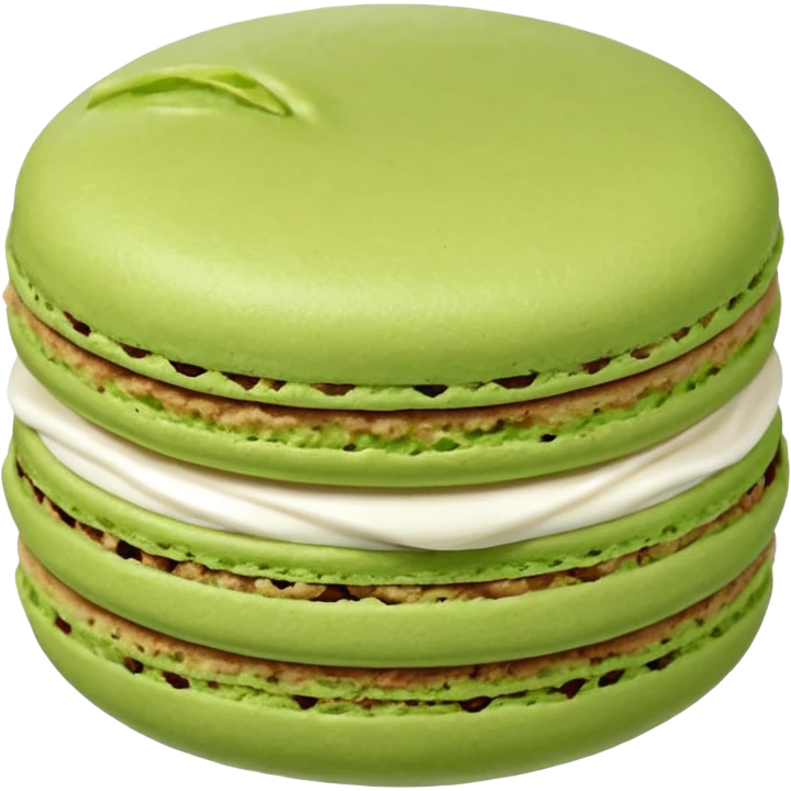 green pistachio macaroon emoji