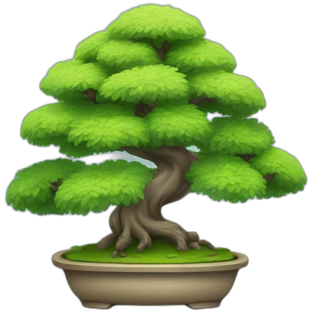 fluffy bonsai emoji