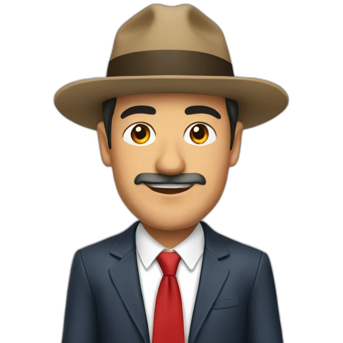 Pedro-sanchez-with-a-hat emoji