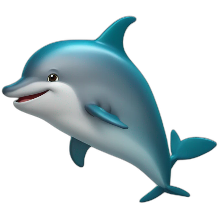 Coeur sur dophin emoji