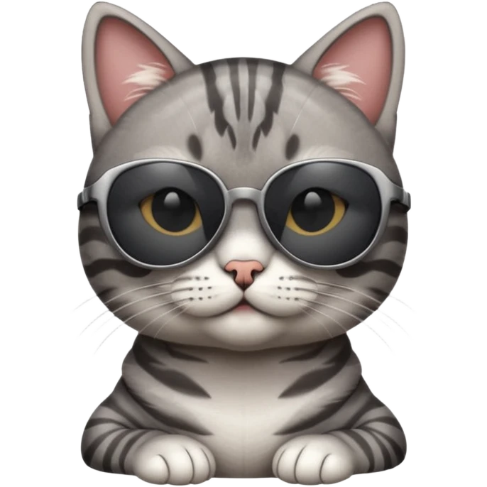 Cat wearing sunglasses emoji