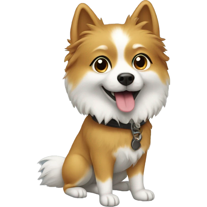 Spitz with boots emoji