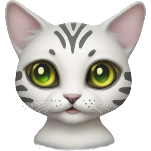 hybrid of cat and a xeno alien  emoji