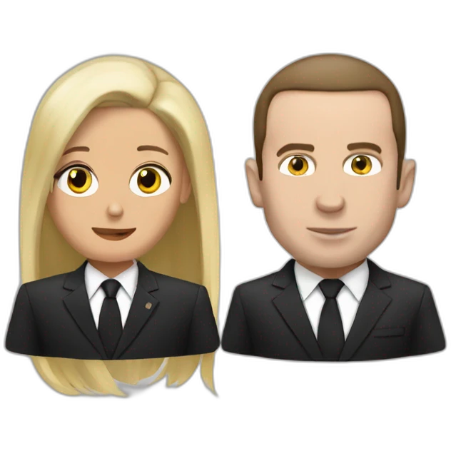 Eminem et Macron emoji