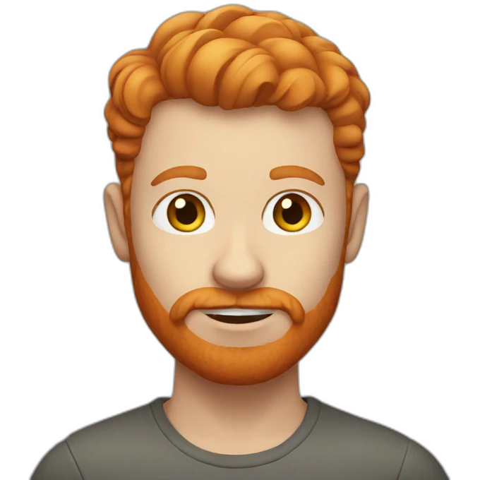 Ginger head emoji