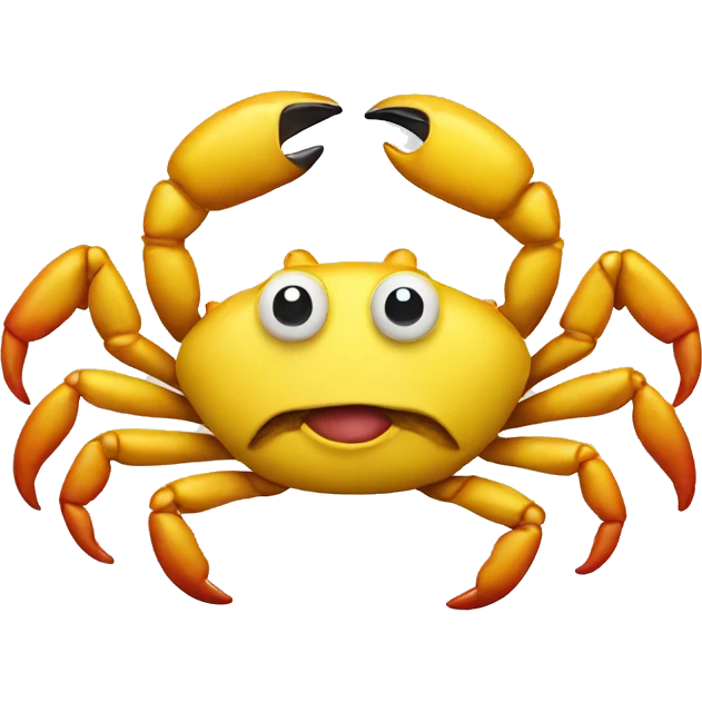crab banana emoji