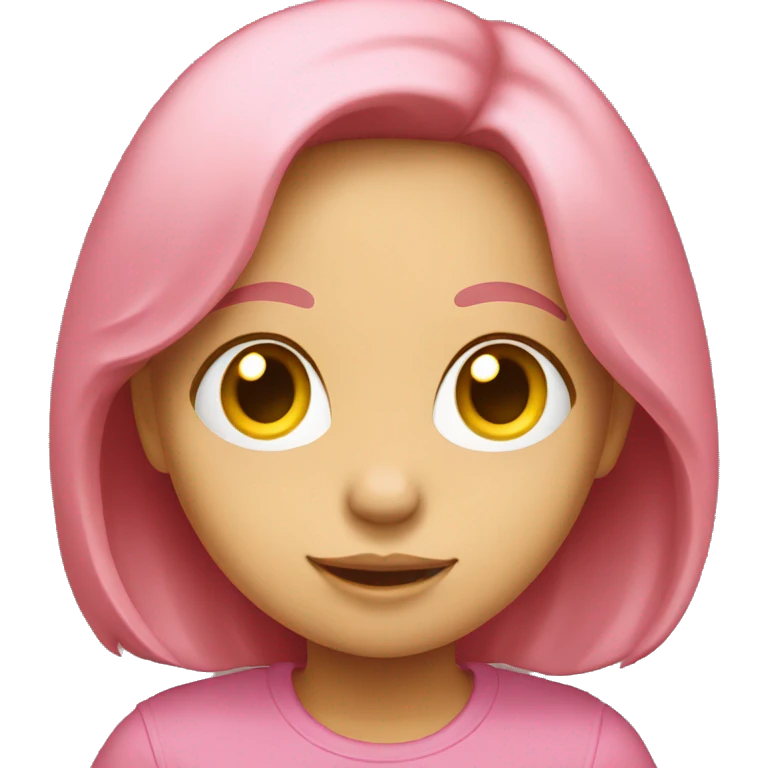 girl emoyi with yellow ha emoji