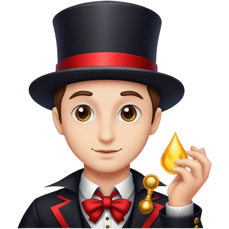 The recording of the magician emoji