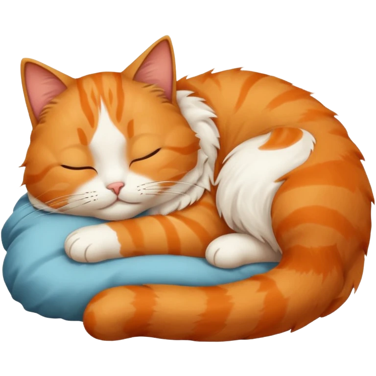 cat sleeping emoji