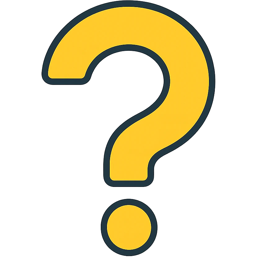 question mark icon lineal color icon with black outlines emoji