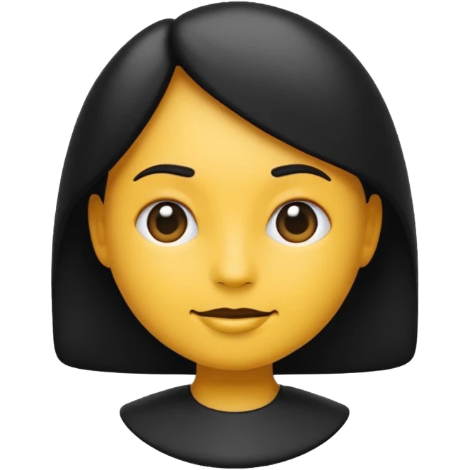 black "Mrs. or Mr." emoji emoji