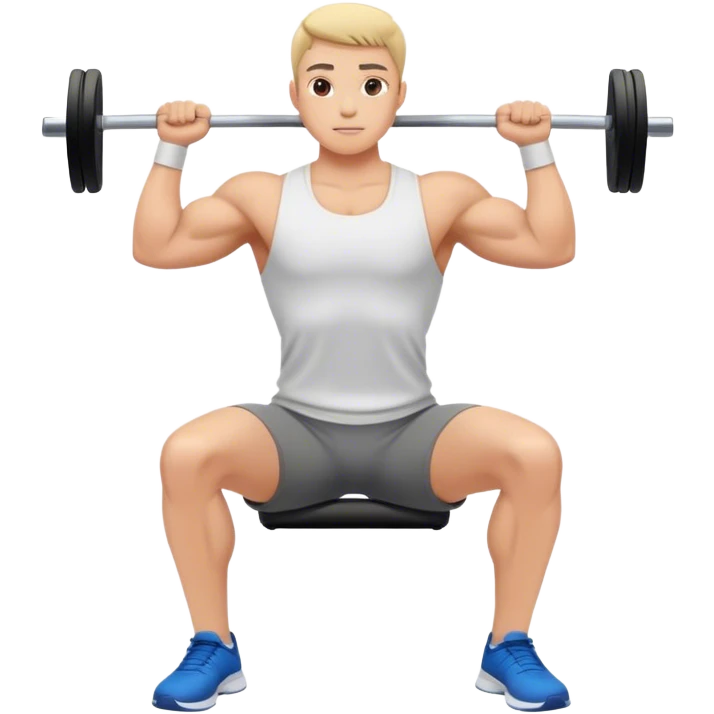upper-back row exercise emoji