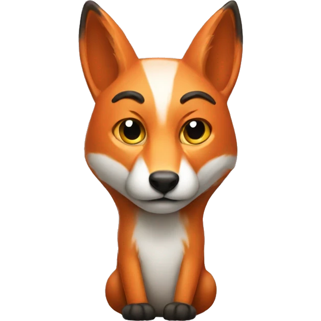 fox and moai emoj emoji