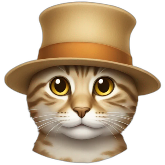 cat with hat emoji
