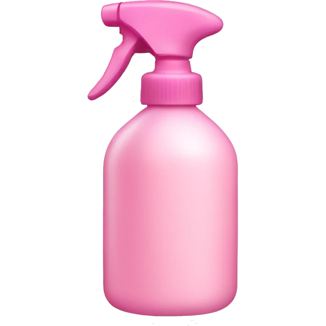 light pink spray bottle  emoji