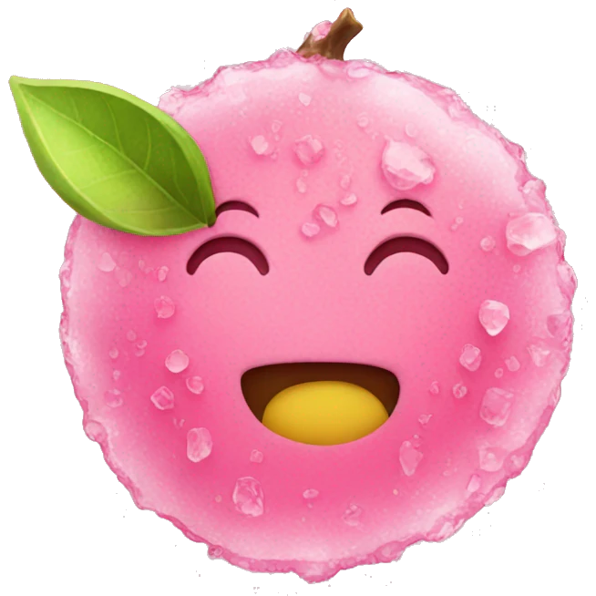 pink ice lemon emoji