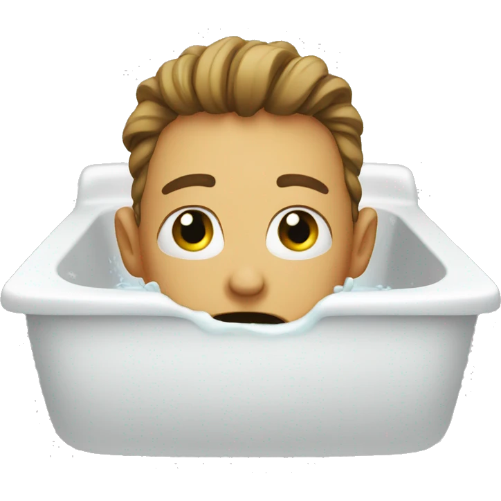 head in sink emoji