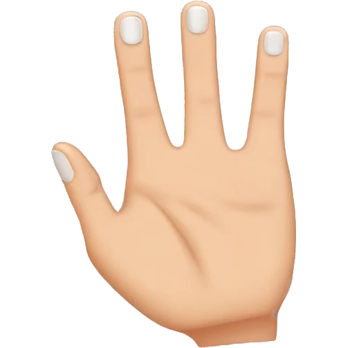 finger nails emoji