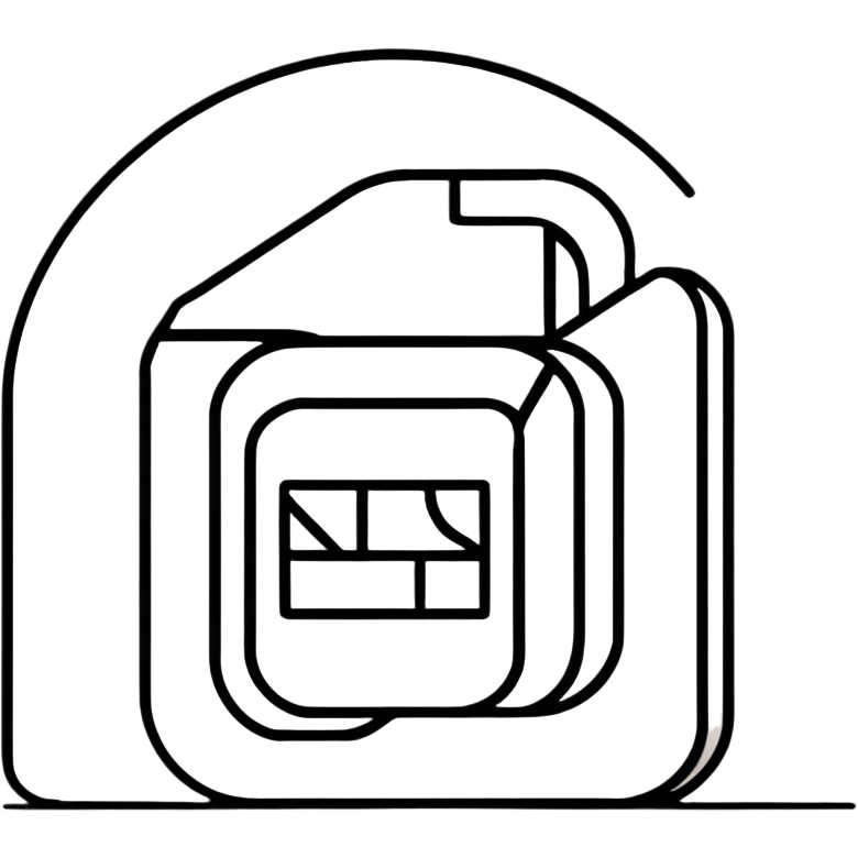 Typography and font setting icon emoji
