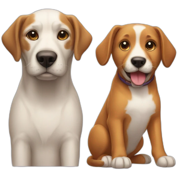 dog and cat emoji